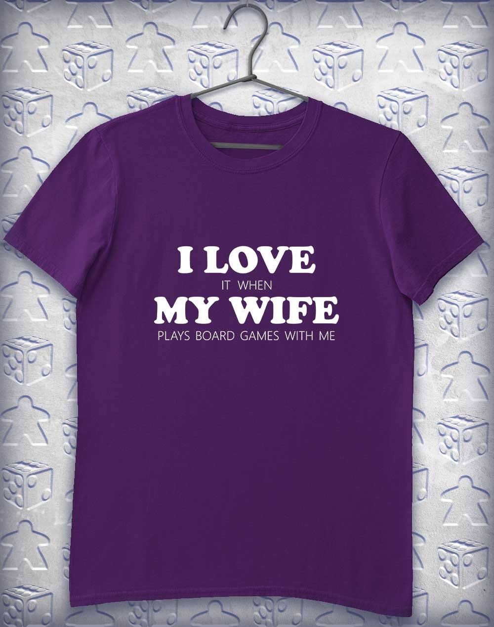 My Wife Plays Games Alphagamer T-Shirt S / Purple  - Off World Tees