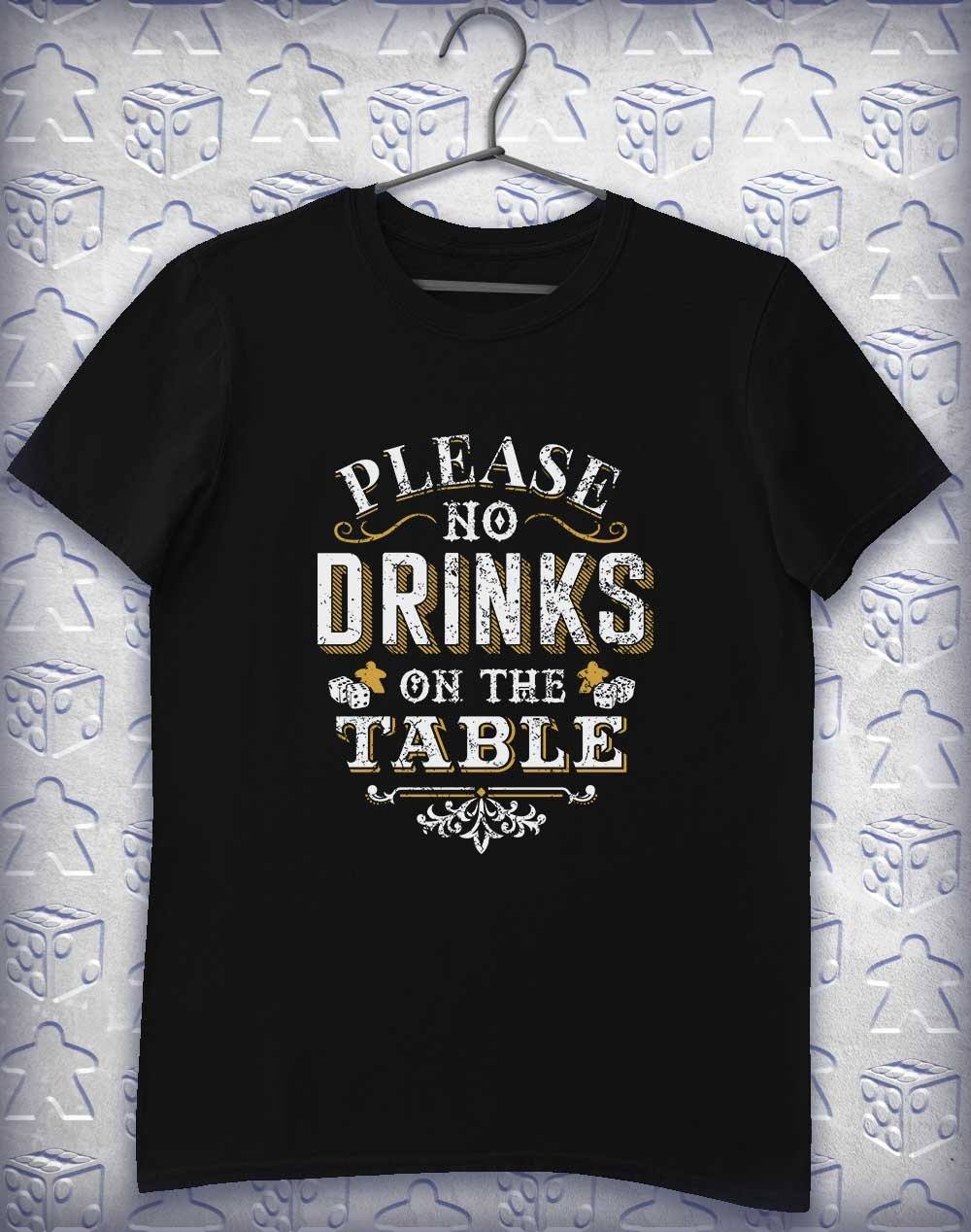 No Drinks on the Table Alphagamer T-Shirt S / Black  - Off World Tees