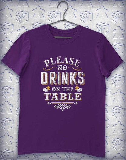 No Drinks on the Table Alphagamer T-Shirt S / Purple  - Off World Tees