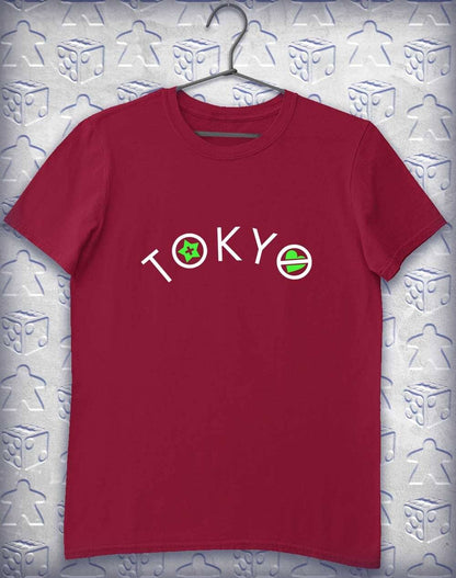 No Hearts in Tokyo Alphagamer T-Shirt S / Cardinal Red  - Off World Tees