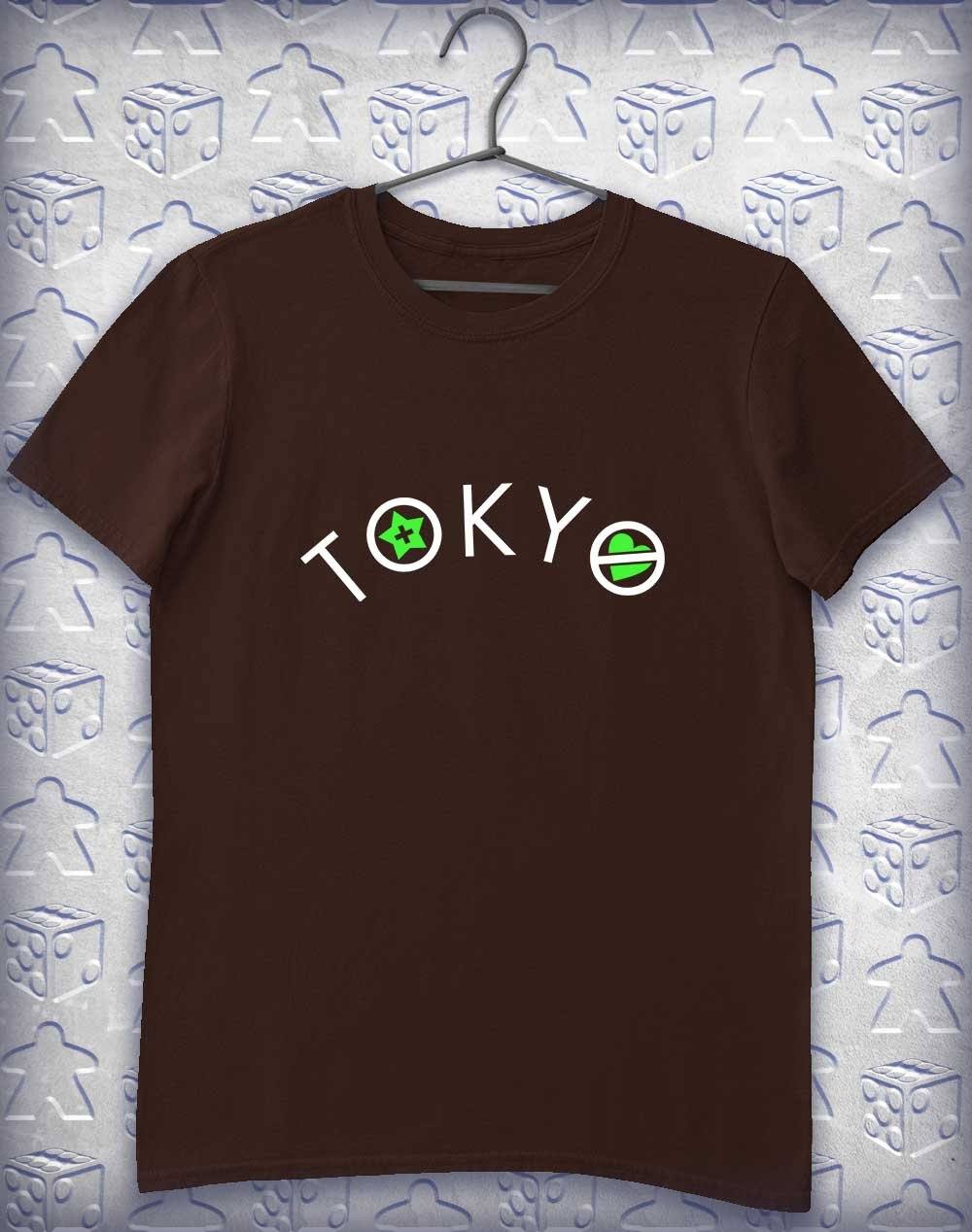 No Hearts in Tokyo Alphagamer T-Shirt S / Dark Chocolate  - Off World Tees