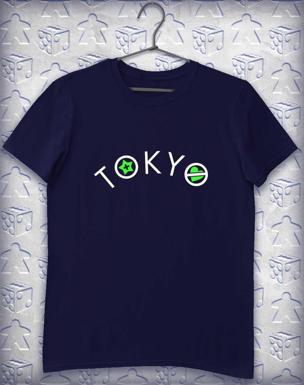 No Hearts in Tokyo Alphagamer T-Shirt S / Navy  - Off World Tees