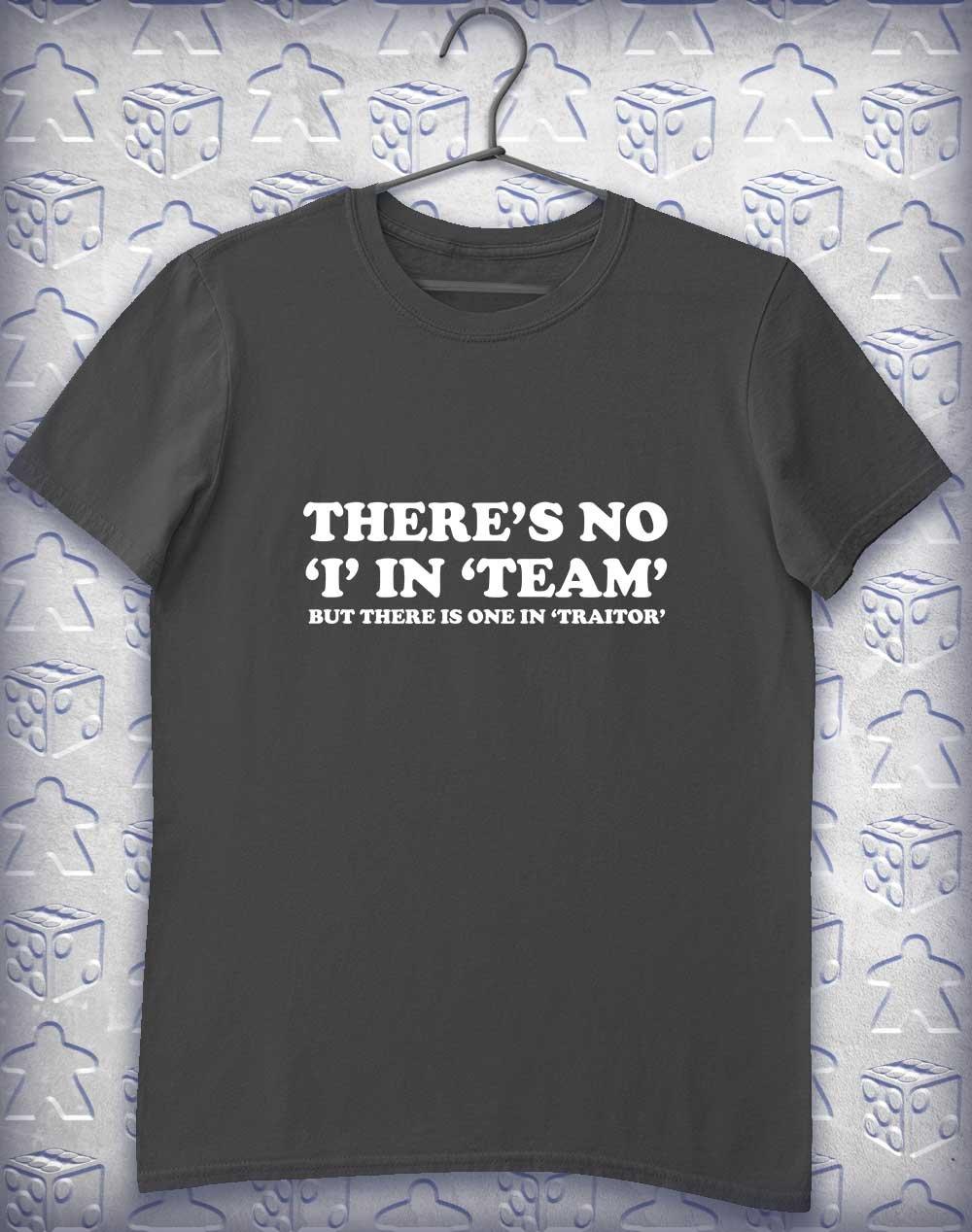 No I in Team Alphagamer T-Shirt S / Charcoal  - Off World Tees