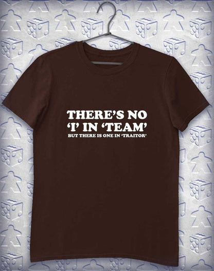 No I in Team Alphagamer T-Shirt S / Dark Chocolate  - Off World Tees
