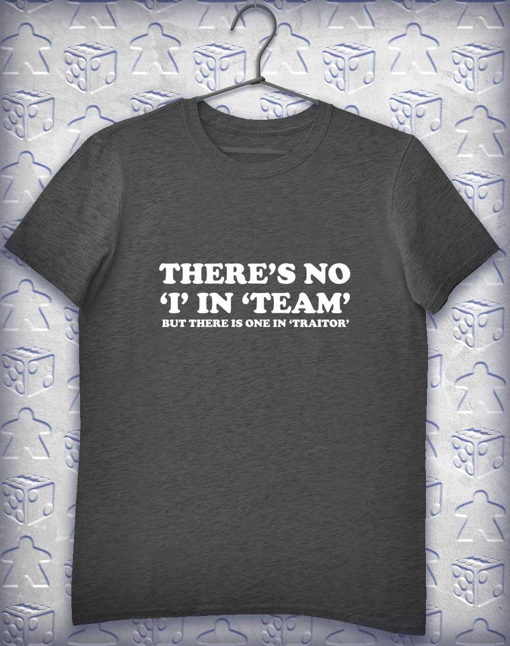 No I in Team Alphagamer T-Shirt S / Dark Heather  - Off World Tees