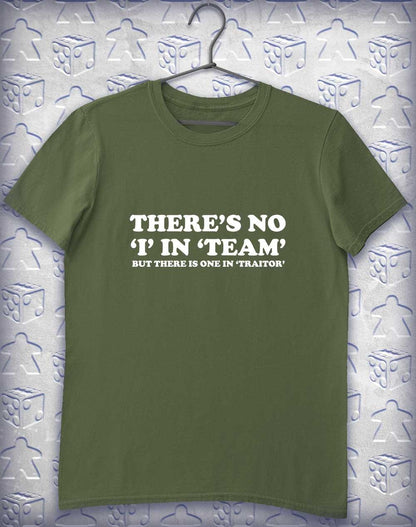 No I in Team Alphagamer T-Shirt S / Military Green  - Off World Tees