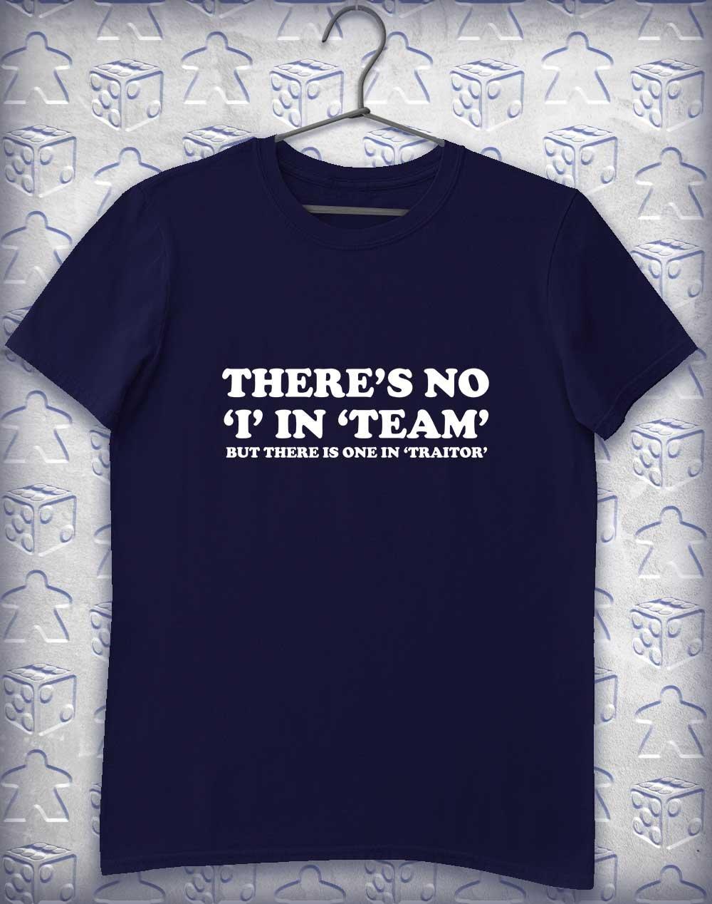 No I in Team Alphagamer T-Shirt S / Navy  - Off World Tees