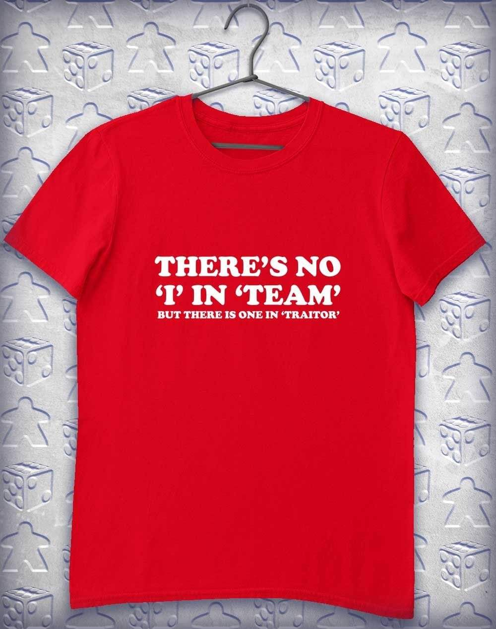 No I in Team Alphagamer T-Shirt S / Red  - Off World Tees