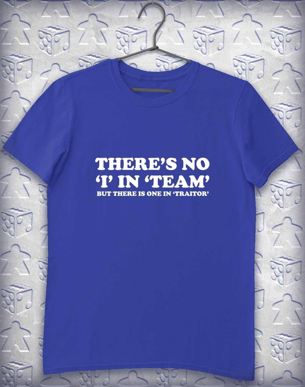 No I in Team Alphagamer T-Shirt S / Royal  - Off World Tees