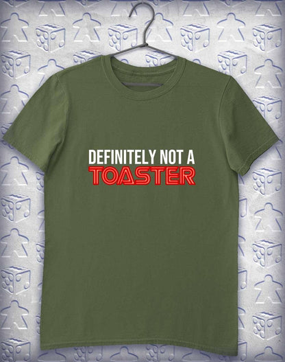 Not a Toaster Alphagamer T Shirt S / Military Green  - Off World Tees