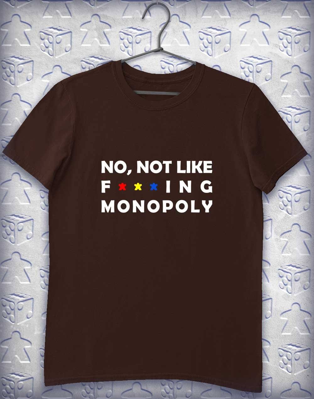Not Like Monopoly Alphagamer T-Shirt L / Dark Chocolate  - Off World Tees