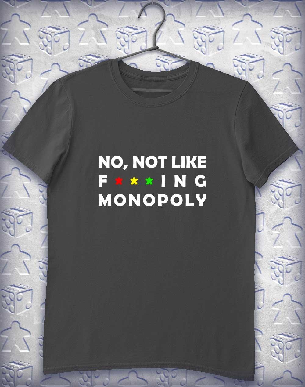 Not Like Monopoly Alphagamer T-Shirt S / Charcoal  - Off World Tees