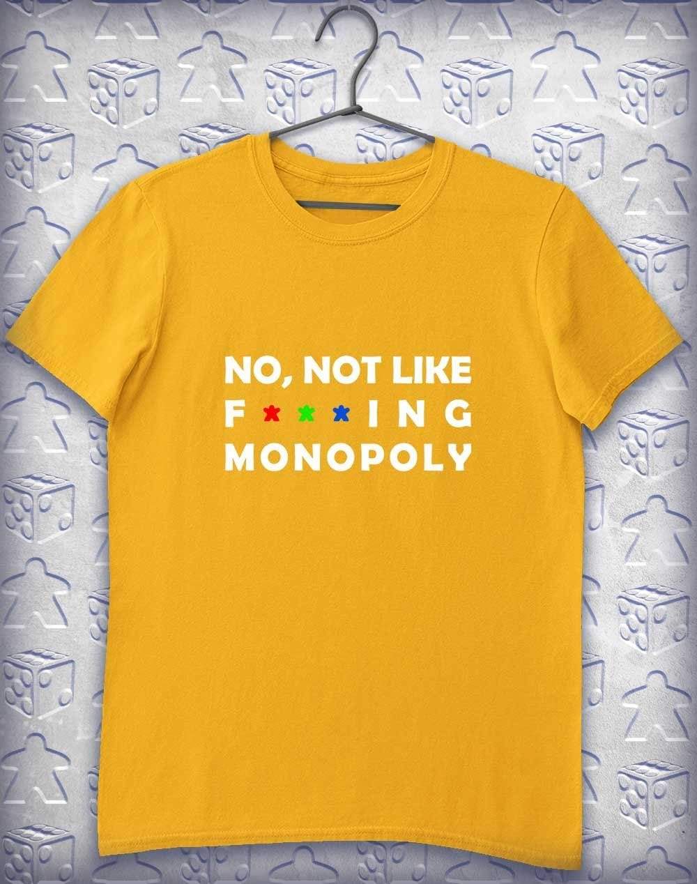 Not Like Monopoly Alphagamer T-Shirt S / Gold  - Off World Tees