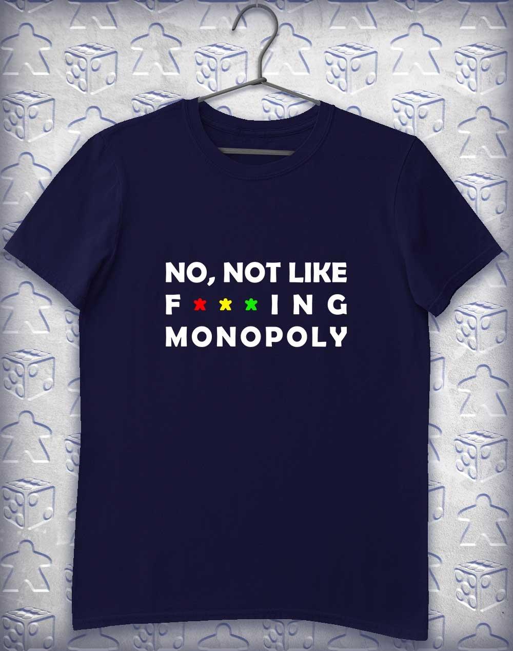 Not Like Monopoly Alphagamer T-Shirt S / Navy  - Off World Tees