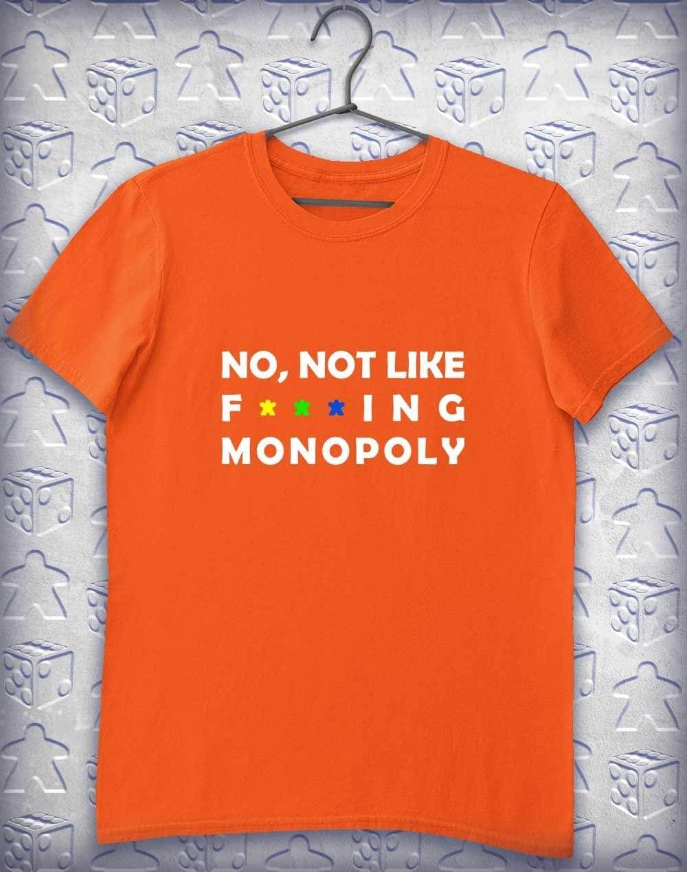Not Like Monopoly Alphagamer T-Shirt S / Orange  - Off World Tees