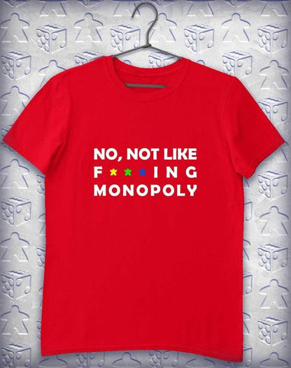 Not Like Monopoly Alphagamer T-Shirt S / Red  - Off World Tees