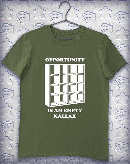 Opportunity Kallax Alphagamer T Shirt S / Military Green  - Off World Tees