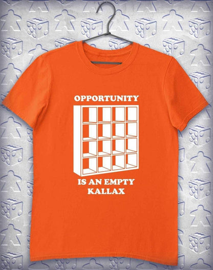 Opportunity Kallax Alphagamer T Shirt S / Orange  - Off World Tees