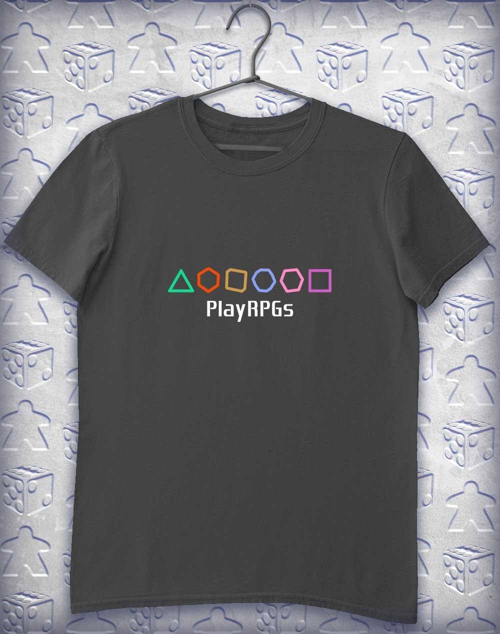 PlayRPGs Alphagamer T-Shirt S / Dark Heather  - Off World Tees