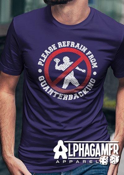 Please No Quarterbacking Alphagamer T-Shirt  - Off World Tees