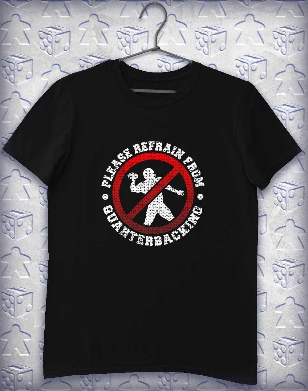 Please No Quarterbacking Alphagamer T-Shirt S / Black  - Off World Tees