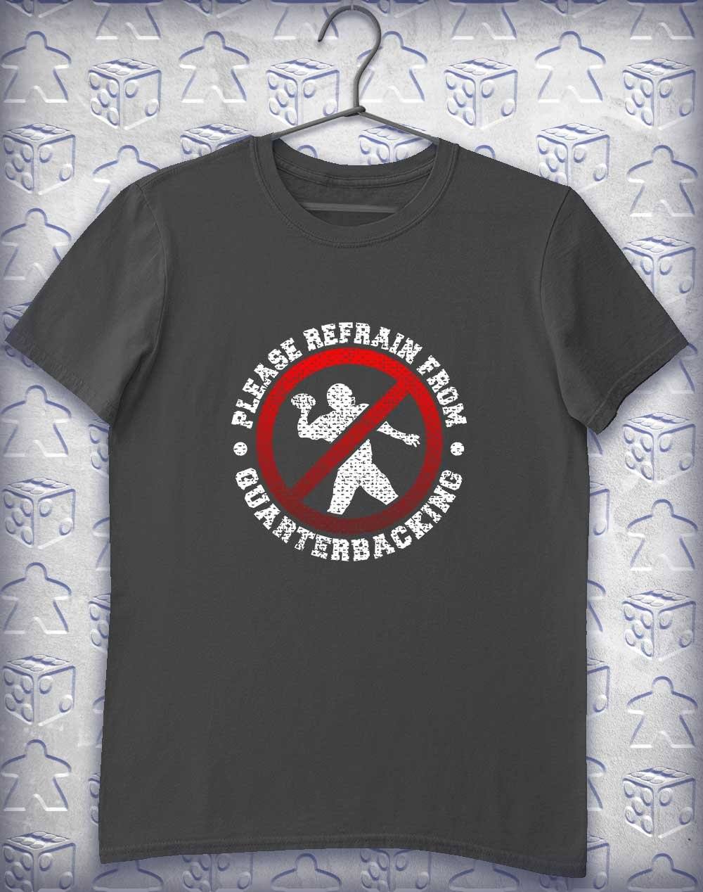 Please No Quarterbacking Alphagamer T-Shirt S / Charcoal  - Off World Tees