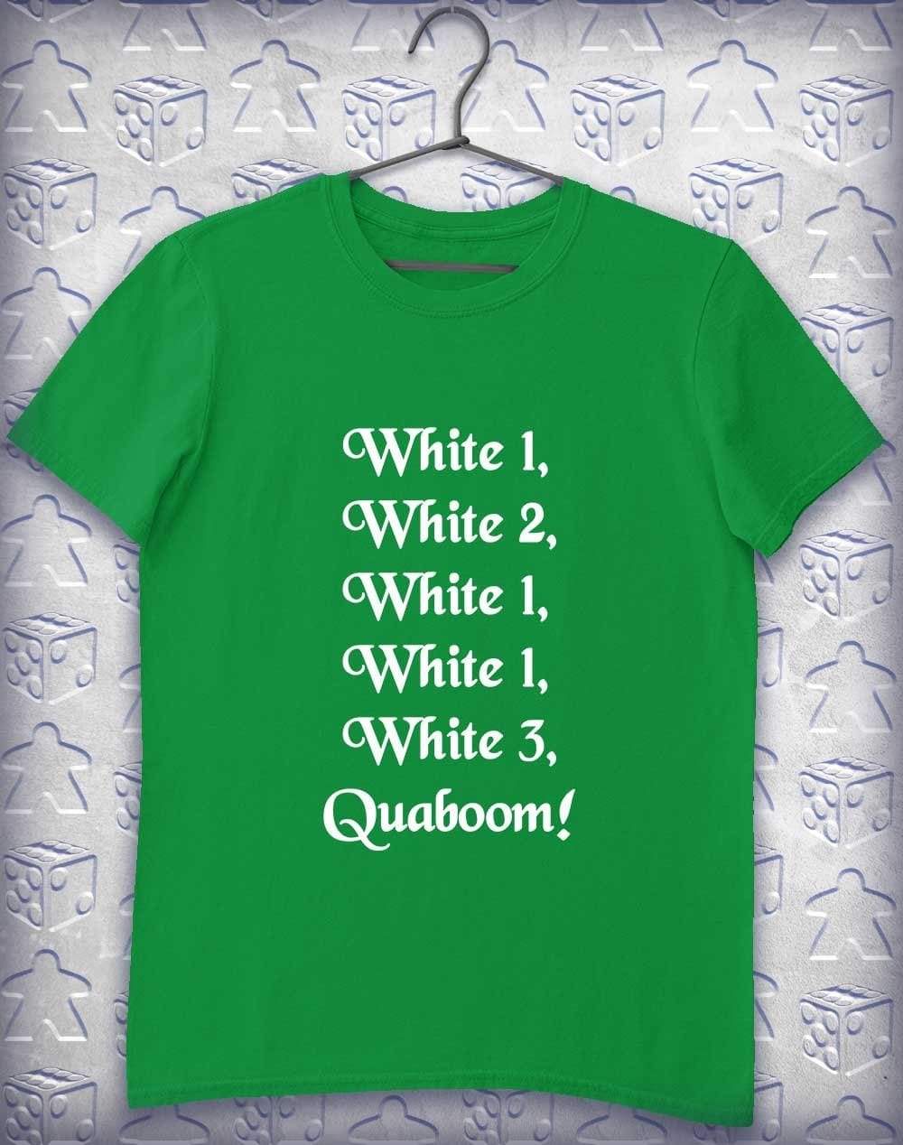 Quaboom Alphagamer T Shirt S / Irish Green  - Off World Tees