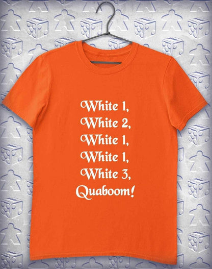 Quaboom Alphagamer T Shirt S / Orange  - Off World Tees