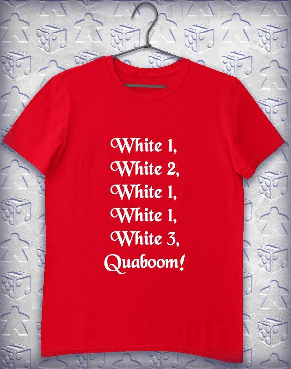 Quaboom Alphagamer T Shirt S / Red  - Off World Tees