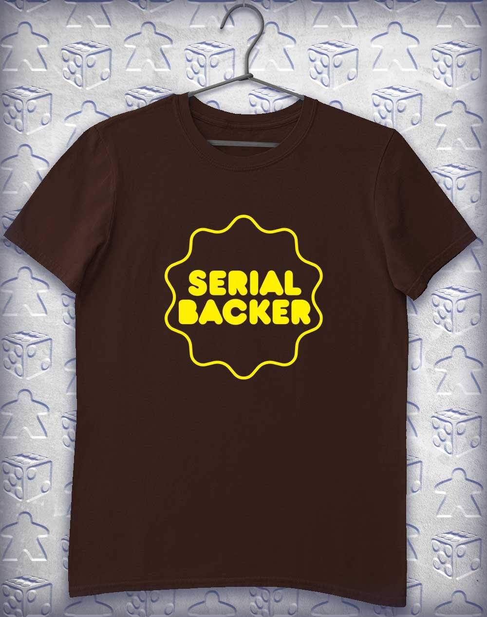 Serial Backer Alphagamer T-Shirt S / Dark Chocolate  - Off World Tees