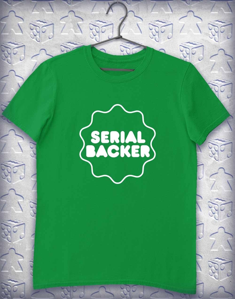 Serial Backer Alphagamer T-Shirt S / Irish Green  - Off World Tees