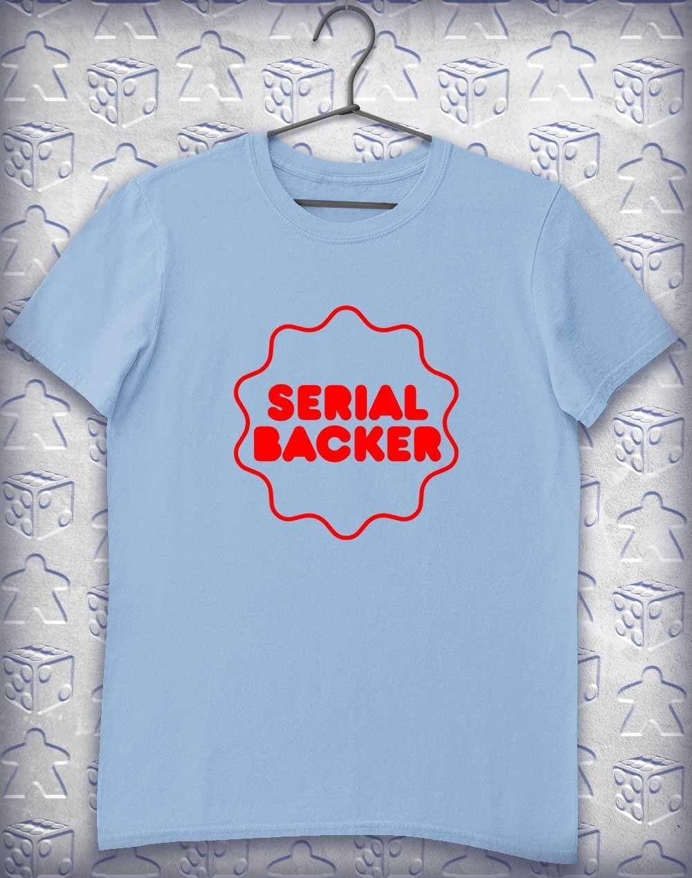 Serial Backer Alphagamer T-Shirt S / Light Blue  - Off World Tees