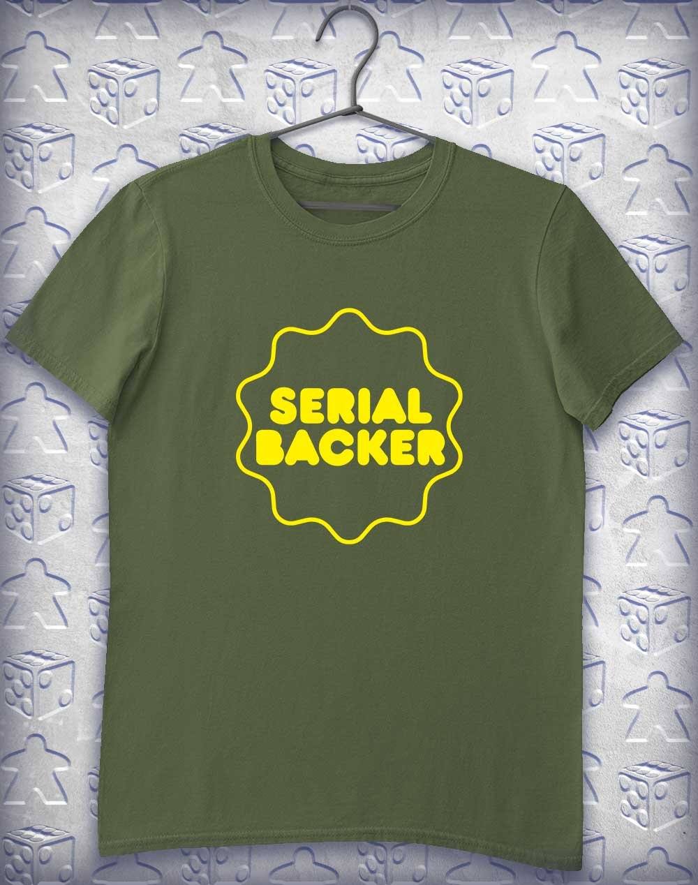 Serial Backer Alphagamer T-Shirt S / Military Green  - Off World Tees