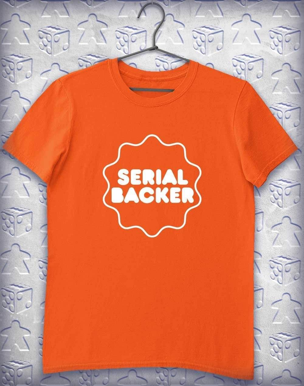 Serial Backer Alphagamer T-Shirt S / Orange  - Off World Tees