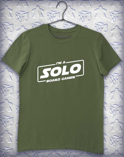 Solo Board Gamer Alphagamer T-Shirt S / Military Green  - Off World Tees