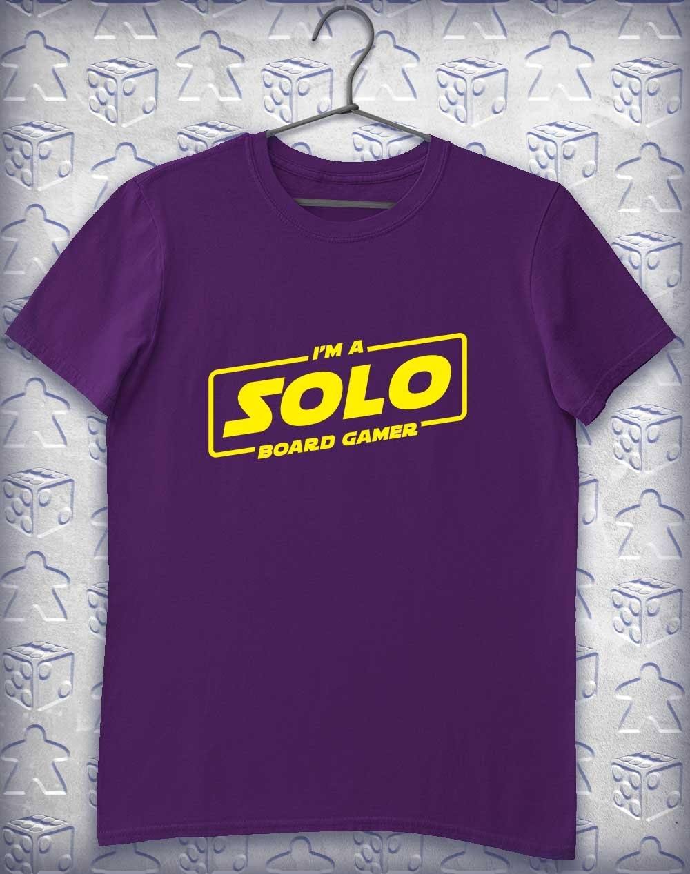 Solo Board Gamer Alphagamer T-Shirt S / Purple  - Off World Tees