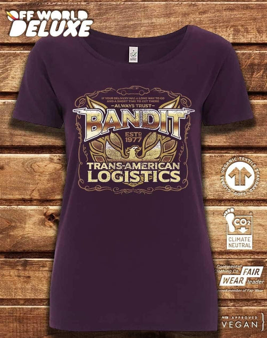 DELUXE Bandit Logistics 1977 Organic Scoop Neck T-Shirt  - Off World Tees