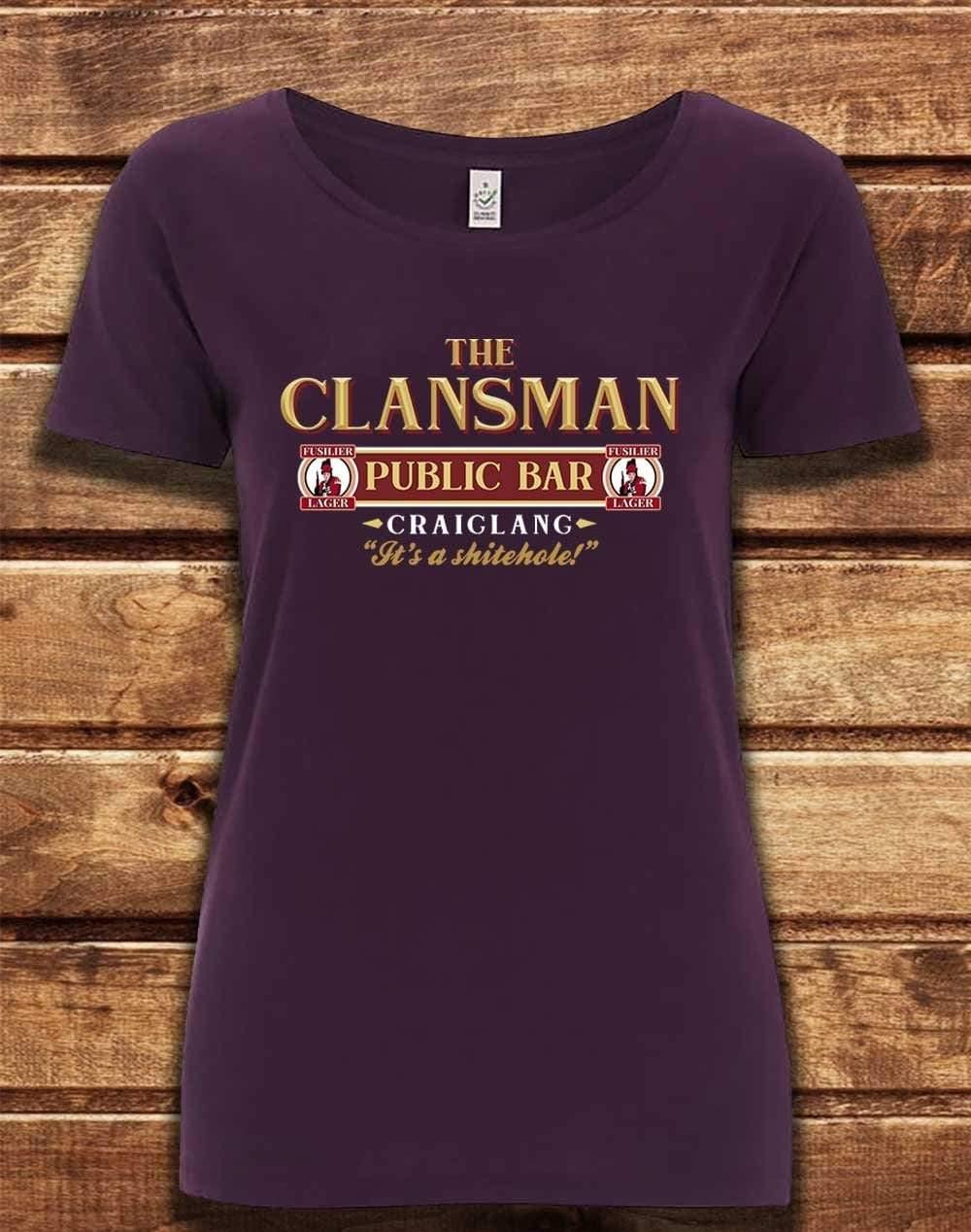 DELUXE Clansman Organic Scoop Neck T-Shirt 8-10 / Eggplant  - Off World Tees