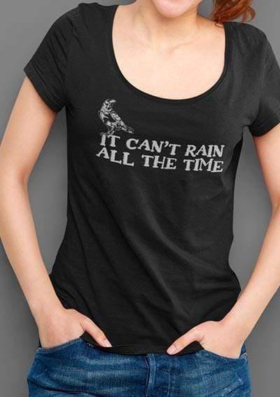 DELUXE It Can't Rain All the Time Organic Scoop Neck T-Shirt  - Off World Tees