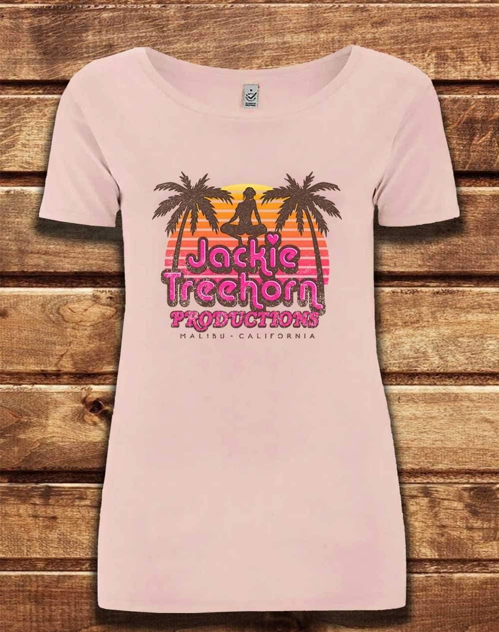 DELUXE Jackie Treehorn Organic Scoop Neck T-Shirt 8-10 / Light Pink  - Off World Tees
