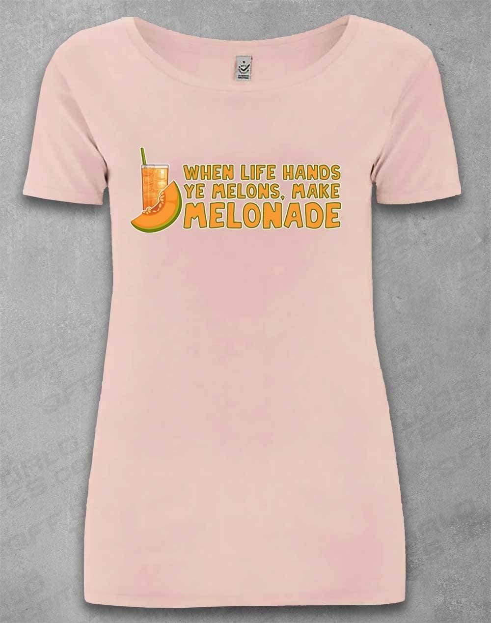 DELUXE Make Melonade Organic Scoop Neck T-Shirt 8-10 / Light Pink  - Off World Tees