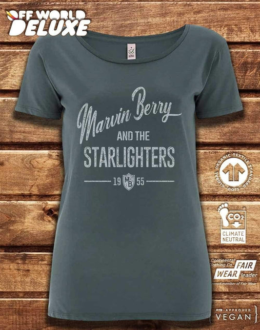 DELUXE Marvin Berry and the Starlighters Organic Scoop Neck T-Shirt  - Off World Tees