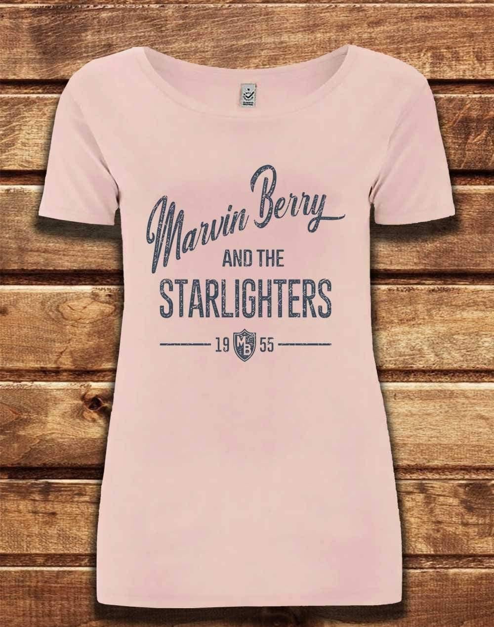 DELUXE Marvin Berry and the Starlighters Organic Scoop Neck T-Shirt 8-10 / Light Pink  - Off World Tees