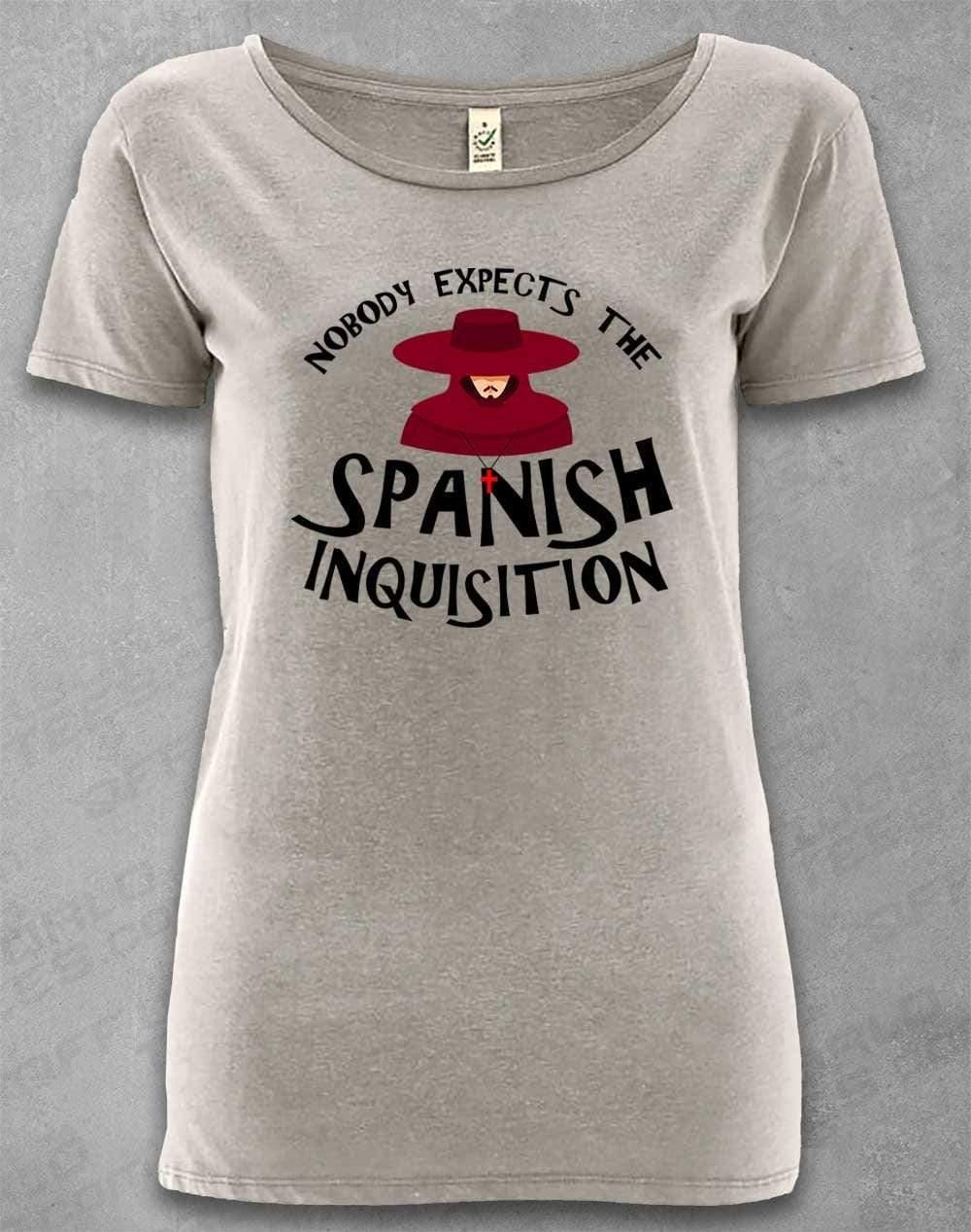 DELUXE Nobody Expects the Spanish Inquisition Organic Scoop Neck T-Shirt 8-10 / Melange Grey  - Off World Tees