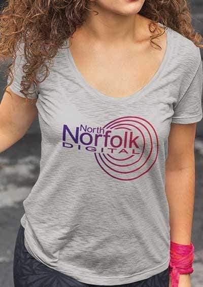 DELUXE North Norfolk Digital Organic Scoop Neck T-Shirt  - Off World Tees
