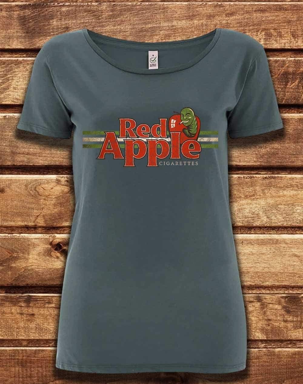 DELUXE Red Apple Cigarettes Organic Scoop Neck T-Shirt 8-10 / Light Charcoal  - Off World Tees