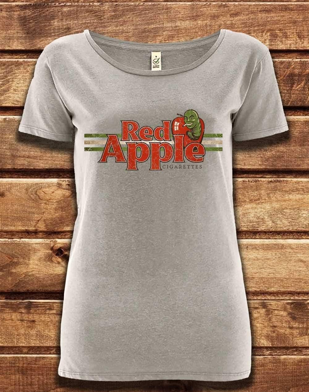 DELUXE Red Apple Cigarettes Organic Scoop Neck T-Shirt 8-10 / Melange Grey  - Off World Tees