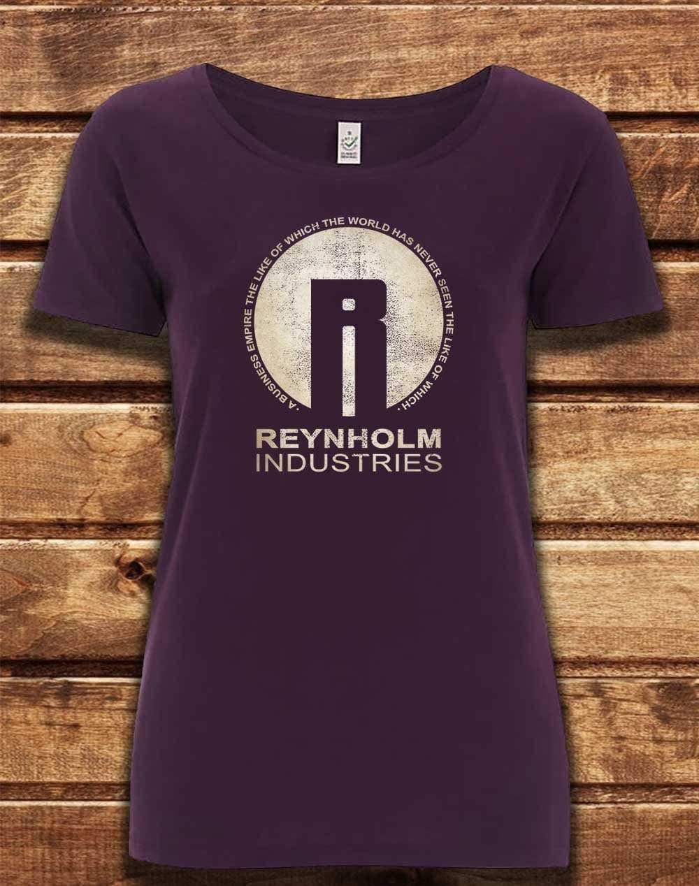 DELUXE Reynholm Industries Organic Scoop Neck T-Shirt 8-10 / Eggplant  - Off World Tees