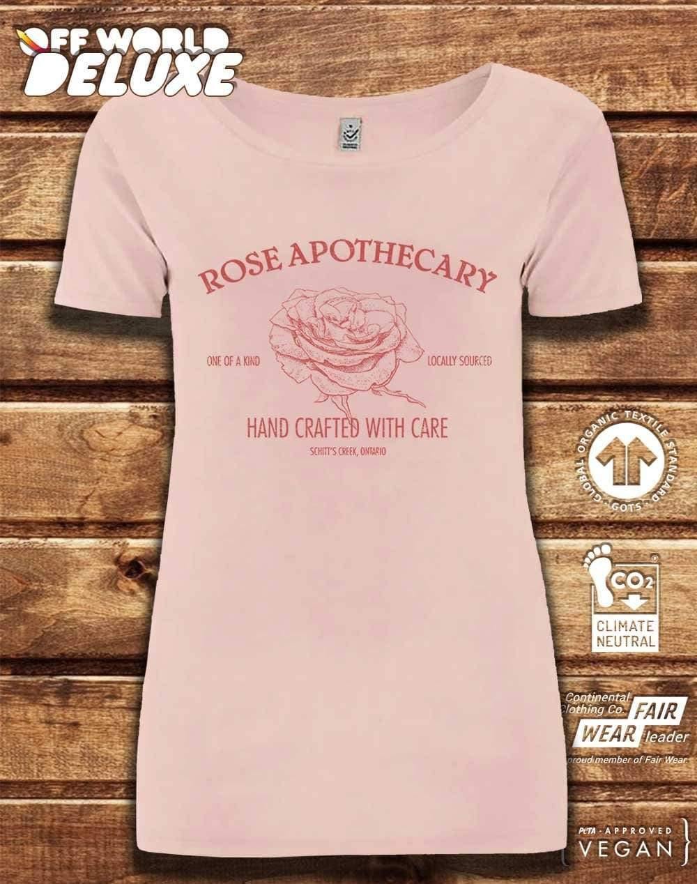 DELUXE Rose Apothecary Organic Scoop Neck T-Shirt  - Off World Tees