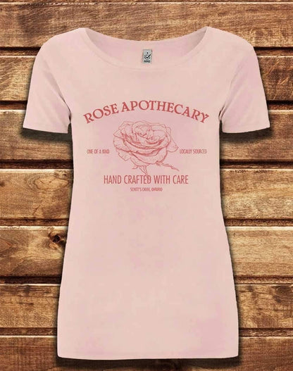 DELUXE Rose Apothecary Organic Scoop Neck T-Shirt 8-10 / Light Pink  - Off World Tees